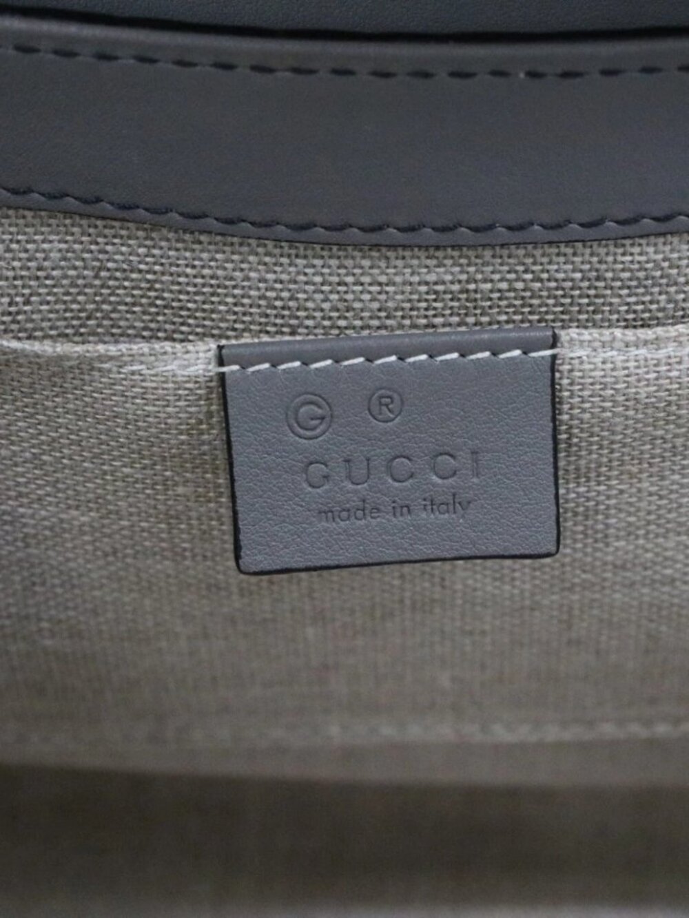 Gucci Emily Micro Guccisima Horsebit Medium Chain Bag - Gray - Picture 3 of 15
